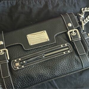 Dolce & Gabbana Black Leather Crossbody Bag